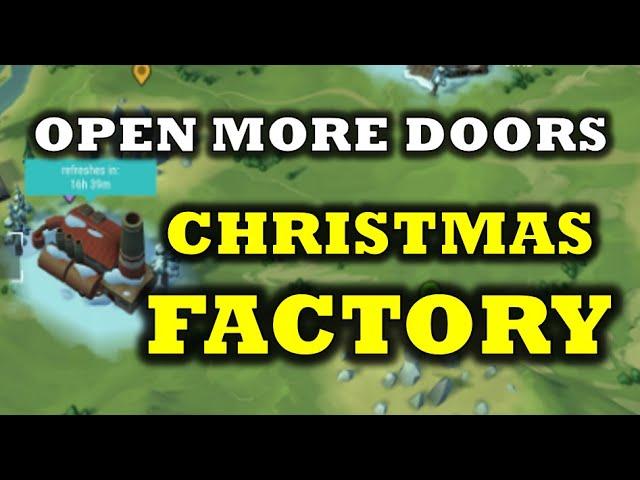 HOW TO OPEN MORE DOORS in CHRISTMAS FACTORY - Last Day On Earth