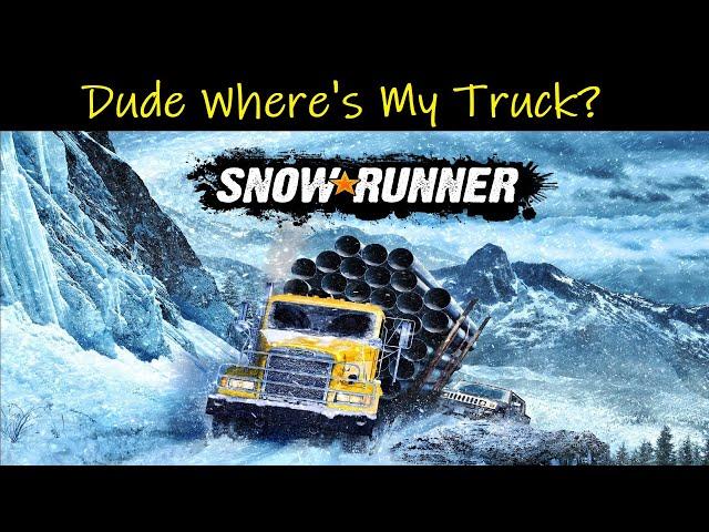 SnowRunner • My Truck Vanished • Here's How Some Recovered Theirs