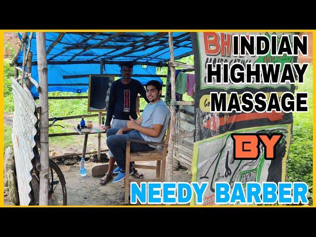 50 Cents Massage on Indian Highway by an Underprivileged BarberMASTER ASMR