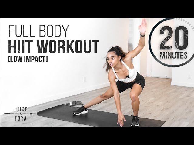 20 Min Full Body HIIT Workout (Low Impact + No Equipment )