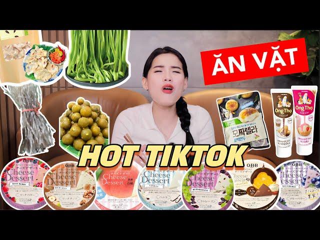 [Review] ĐỒ ĂN SIÊU HOT TIKTOK | Miến Sùng Bầu, Sấu Mõ Diet, Phô mai hoa quả, Hottok Phô Mai..v.v.