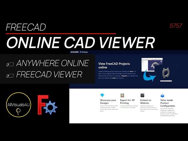  Showcase Your FreeCAD Designs Easily - Online CAD Viewer - FreeCAD Online Viewer