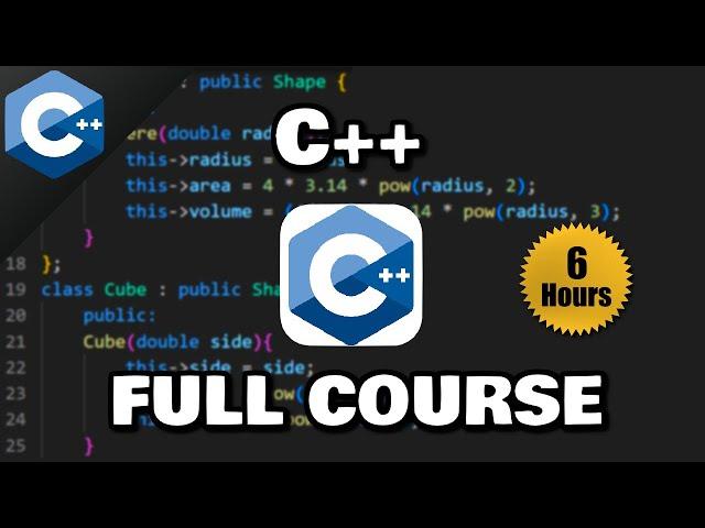 C++ Full Course for free ️