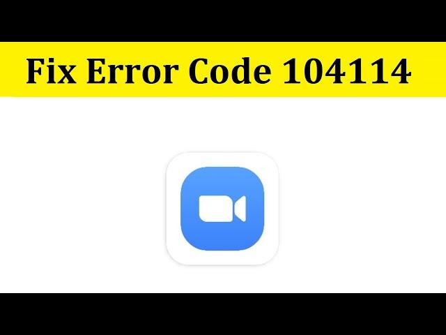 How To Fix Zoom Meeting Error Code 104114 Android & Ios  || Fix Zoom Meeting Not Open Problem