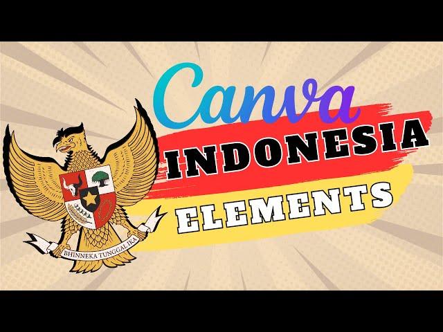 CANVA | ELEMEN INDONESIA DI CANVA | KEMERDEKAAN INDONESIA 17 AGUSTUS 2023