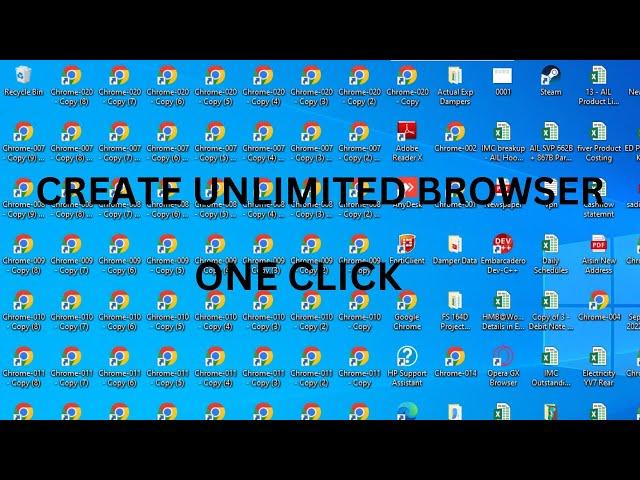 How to create multiple chrome browsers | create unlimited chrome profiles one click | 2022