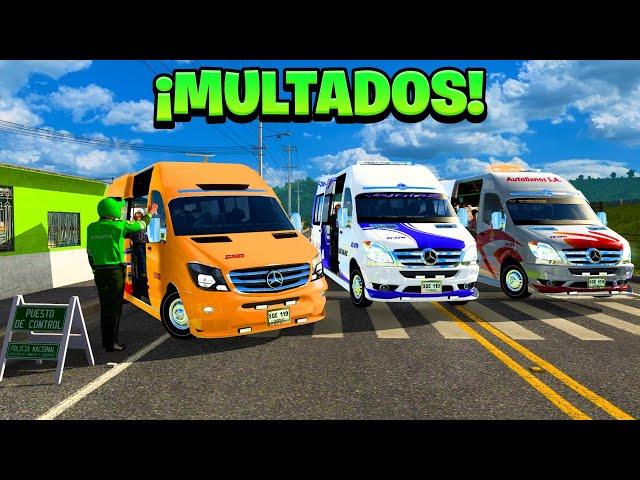 ¡NOS MULTAN POR EXCESO DE VELOCIDAD EN COLOMBIA! | American Truck Simulator