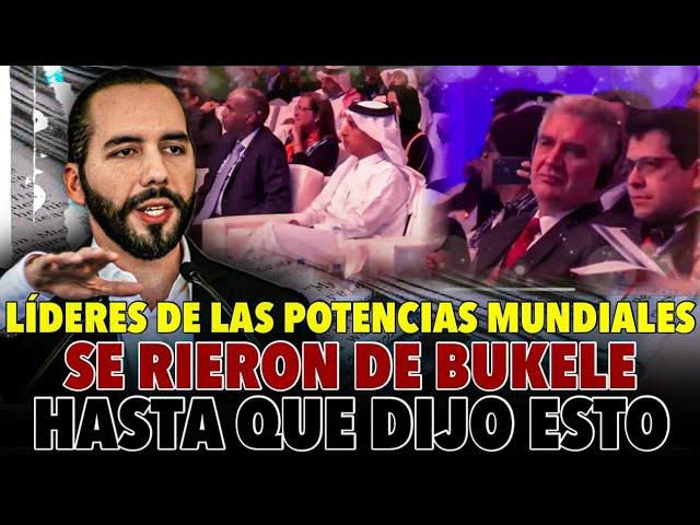 El día que Nayib Bukele les borro la sonrisa a las potencias mundiales