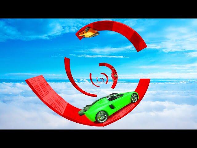 99,9% IMPOSSIBLE SPIRAL JUMPS! (GTA 5 Races)