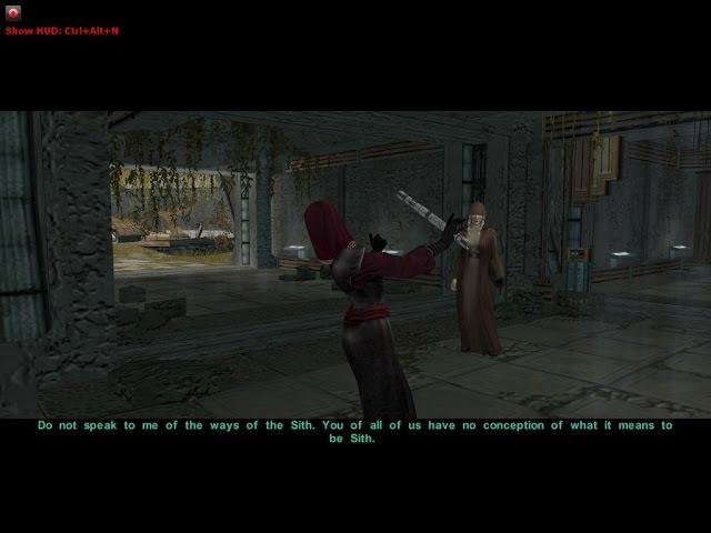 KOTOR II: The Sith Lords Restored Content - The council and Darth Traya