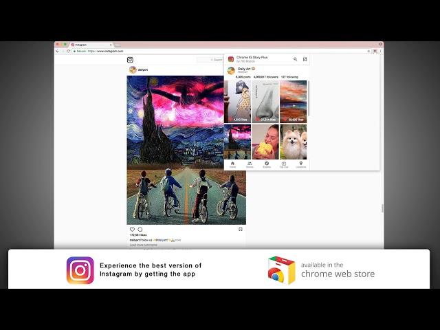 Chrome IG Story Plus
