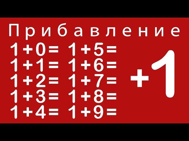 Учимся прибавлять цифру 1. Урок 1. Развивающий мультфильм для детей.