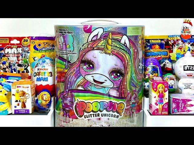 СЮРПРИЗ MIX! POOPSIE GLITTER UNICORN ZURU MAX BT21 Щенячий Патруль Monsters Disney Surprise unboxing