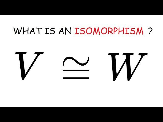 Isomorphism