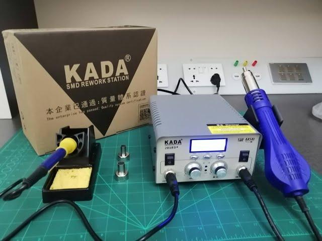 KADA 2018D+ SMD Soldering/Rework station unboxing