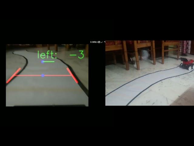 Autonomous android car | using Python kivy lib | OpenCv | nodeMCU | mobile processor