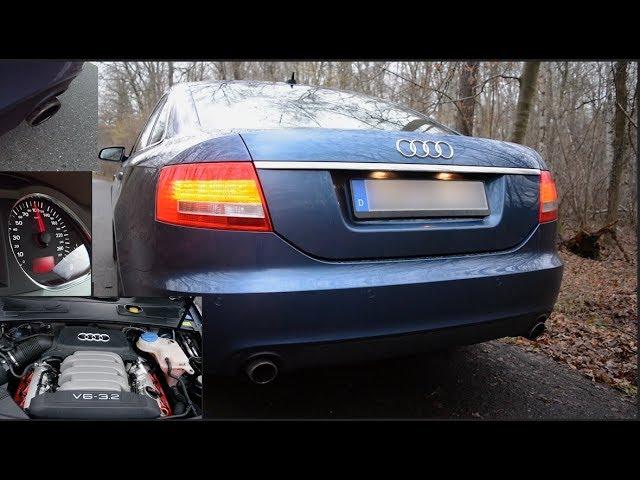 Audi A6 V6 3.2 FSI Quattro Engine & Exhaust Sound - Accelerations 0-100 km/h - Diecris987