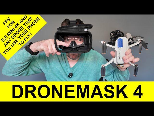 DRONEMASK 2 FOR FPV WOW THE IMAGE IS AMAZING! DJI,POTENSIC,FIMI DRONES 4K