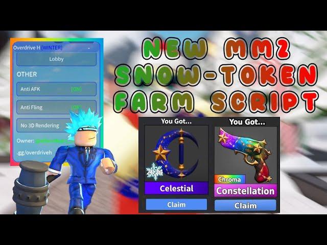 [CHRISTMAS] BEST MM2 SNOWTOKEN FARM SCRIPT PASTEBIN KEYLESS | EASY CELESTIAL | MURDER MYSTERY 2