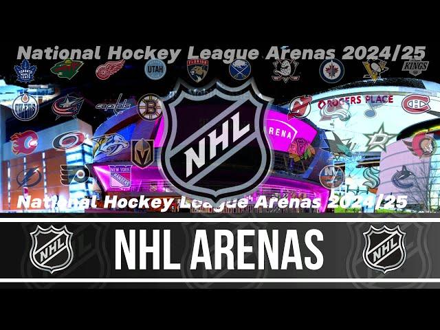 NHL National Hockey League Arenas 2024/25