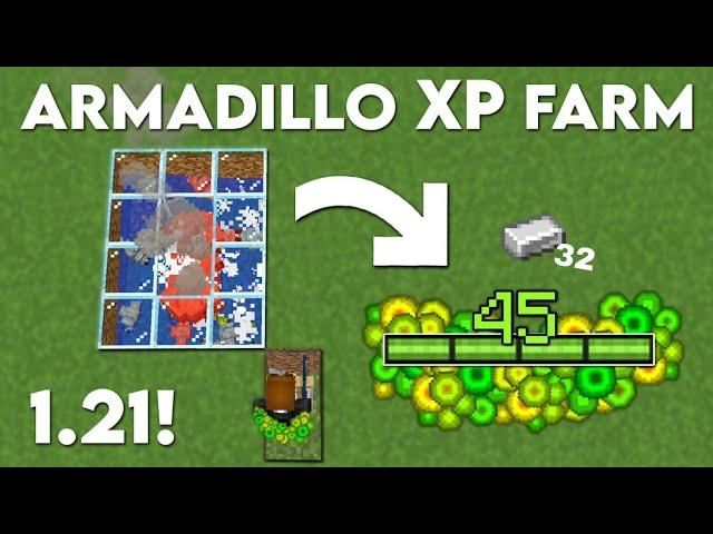 Minecraft: EASY NEW ARMADILLO XP FARM! (1.21 Tutorial)