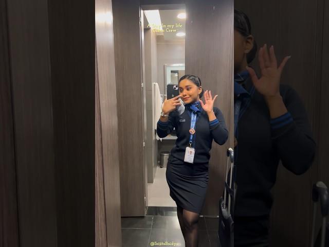 A day in my life|CABIN CREW| Medical Emergency‼️ #indigoairlines #cabincrew #airhostess #aviation