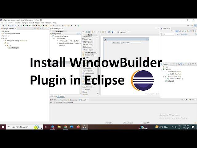 How to Install WindowBuilder in Eclipse IDE (2023)