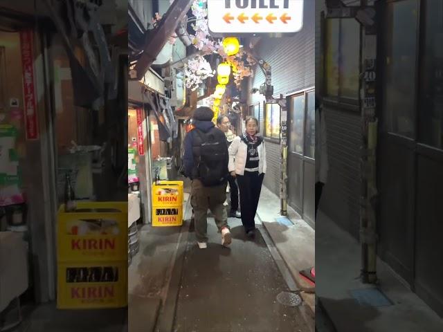 Walking the amazing Omoide Yokocho, Tokyo