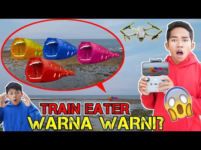 DRONE MENANGKAP NAMPAK M0NST3R TRAIN EATER WARNA WARNI?! | Drama Parodi | Mikael TubeHD