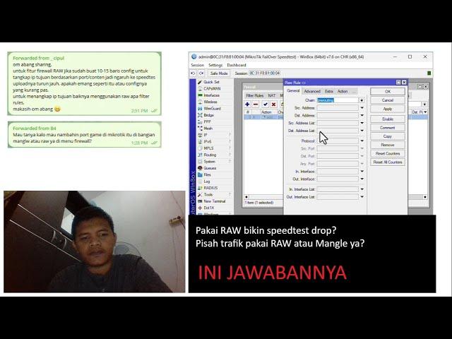 Firewall RAW vs Mangle, Mana yang Bagus untuk Pisah Trafik