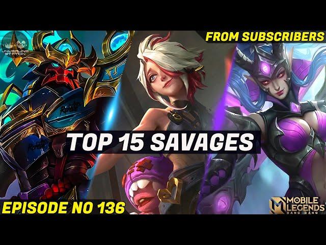 Mobile Legends TOP  SAVAGE Moments Episode 136- FULL HD