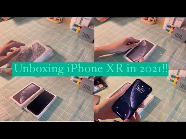 [ Unboxing ] iPhone XR in 2021 | Black  64 GB