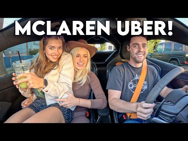 Picking Up UBER Riders In A Mclaren!