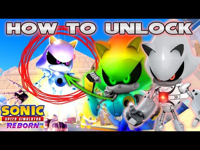 HOW TO UNLOCK HOLOGRAPHIC METAL SONIC + CHROME METAL SONIC (Sonic Speed Simulator Reborn)