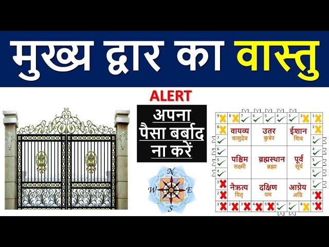 Vastu For Main Gate of House || वास्तु के अनुसार घर का मुख्य द्वार || Civiltect