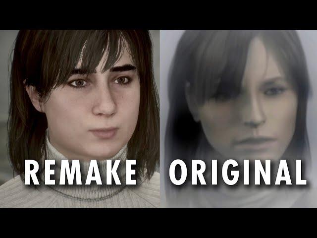 Silent Hill 2 REMAKE vs ORIGINAL - Graphics, Atmosphere and Voice Acting Comparison - PS2 vs PS5