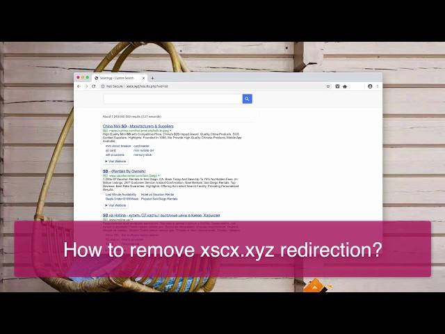 How to remove xscx.xyz redirect virus (Searchgg Custom Search).