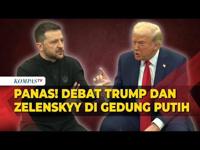 Panas! Debat Presiden Donald Trump dan Zelenskyy Bahas Perang Rusia-Ukraina di Gedung Putih