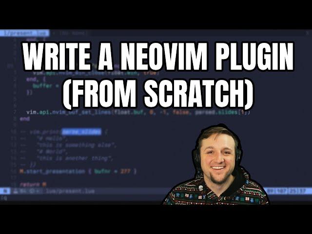 Neovim Plugin From Scratch: Markdown Presentation (Part 1)