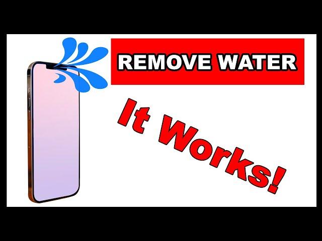 Sound to remove water from your phone speaker  GUARANTEED!