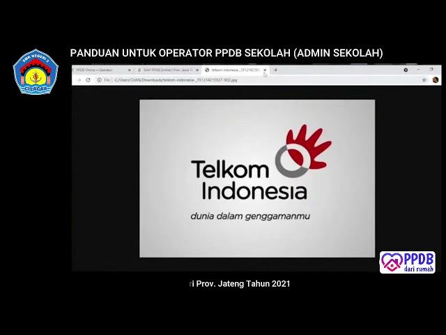 TUTORIAL Panduan Operator PPDB SMA/SMK Negeri - PPDB Jateng 2021 (2)