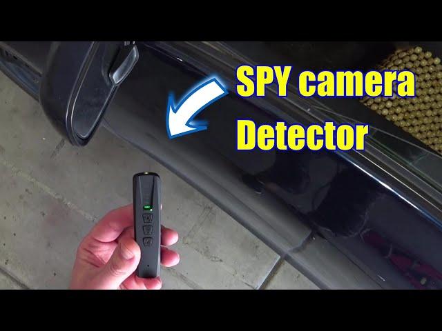 Hidden SPY camera or GPS tracker Detector - First time use around my CAR!