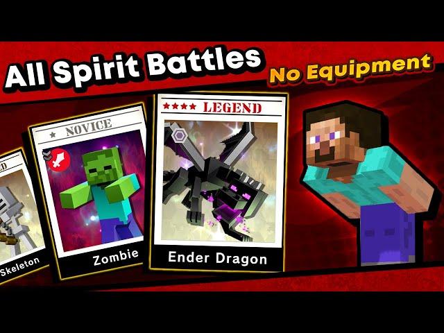 Minecraft Spirit Board | All Battles, No Spirits Equipped! (Super Smash Bros. Ultimate)