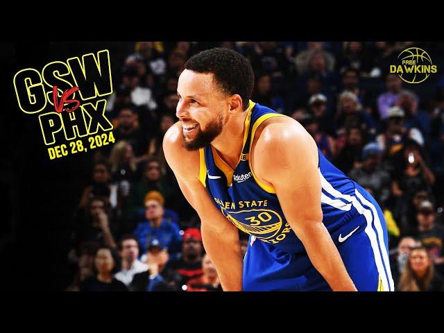 Golden State Warriors Full Team Highlights vs Suns  Dec 28, 2024  FreeDawkins