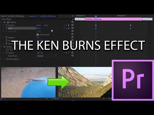 E33 - The Ken Burns Effect - Adobe Premiere Pro CC 2018