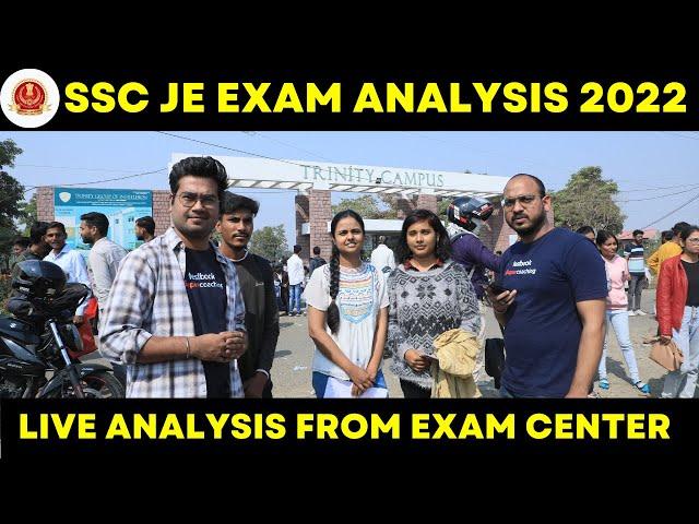 SSC JE Exam Analysis 2022 | Live Analysis From Exam Center | By Mohit Sir and Vaibhav Sir