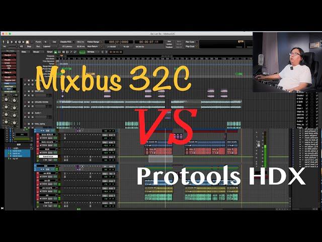 Mixbus 32C VS Protools HDX Comparison