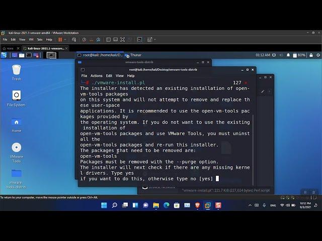 How to Install VMWare Tools in Kali Linux 2024.1?