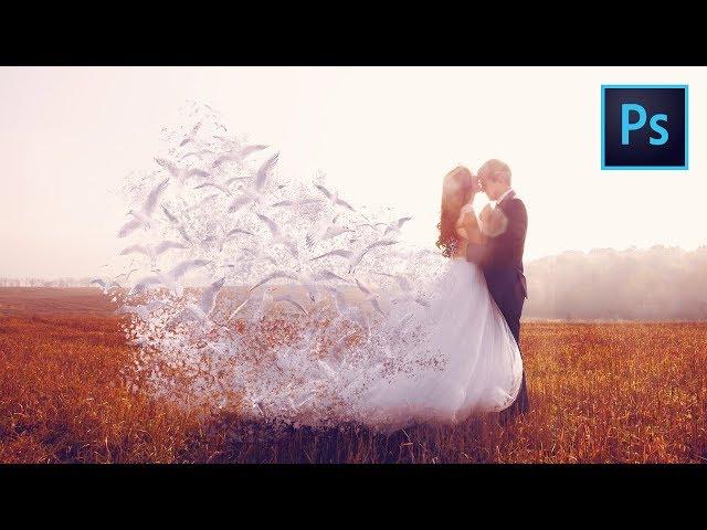 Photoshop Dispersion Effect Tutorial (Birds & Dress)