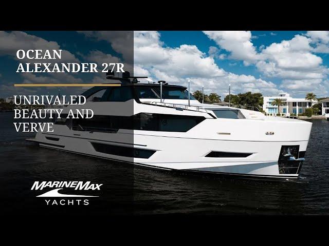 Ocean Alexander 27R Yacht | Unrivaled Beauty and Verve | Full Walkthrough